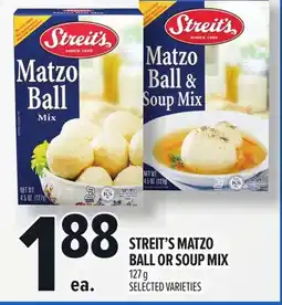 Metro STREIT'S MATZO BALL OR SOUP MIX offer