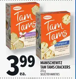 Metro MANISCHEWITZ TAM TAMS CRACKERS offer