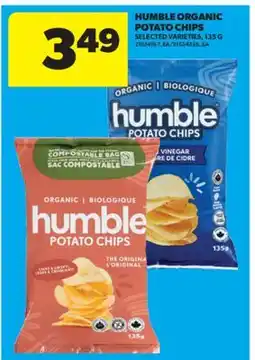 Real Canadian Superstore HUMBLE ORGANIC POTATO CHIPS, 135 G offer