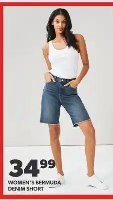 Real Canadian Superstore WOMEN'S BERMUDA DENIM SHORT offer