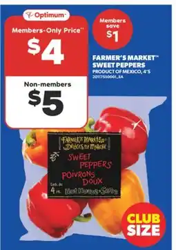 Real Canadian Superstore FARMER'S MARKET SWEET PEPPERS, 4' S offer