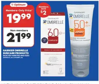 Real Canadian Superstore GARNIER OMBRELLE SUNCARE PRODUCTS offer