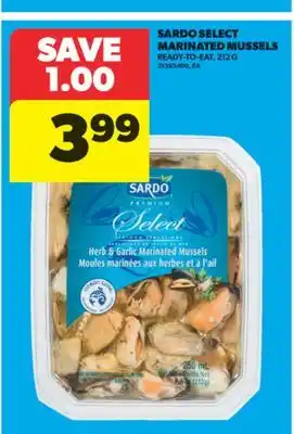 Real Canadian Superstore SARDO SELECT MARINATED MUSSELS, 212 G offer