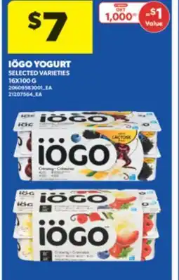 Real Canadian Superstore IÖGO YOGURT, 16X100 G offer