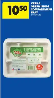 Real Canadian Superstore VERKA GREEN LINE 6 COMPARTMENT TRAY offer