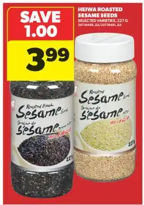 Real Canadian Superstore HEIWA ROASTED SESAME SEEDS, 227 G offer