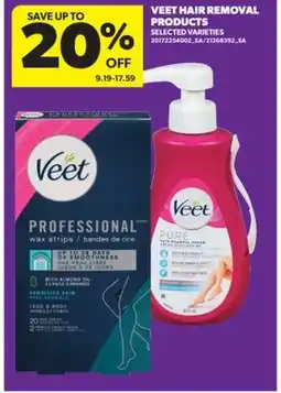 Real Canadian Superstore VEET HAIR REMOVAL PRODUCTS offer