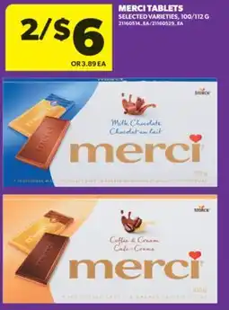 Real Canadian Superstore MERCI TABLETS, 100/112 G offer