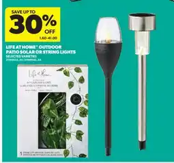 Real Canadian Superstore LIFE AT HOME OUTDOOR PATIO SOLAR OR STRING LIGHTS offer