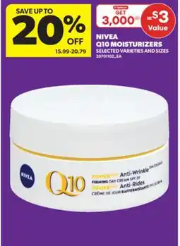 Real Canadian Superstore NIVEA Q10 MOISTURIZERS offer