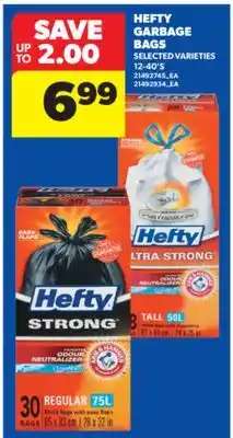 Real Canadian Superstore HEFTY GARBAGE BAGS, 12-40' S offer