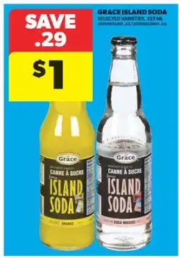 Real Canadian Superstore GRACE ISLAND SODA, 355 ML offer