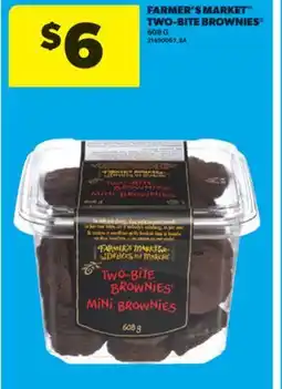 Real Canadian Superstore FARMER'S MARKET TWO-BITE BROWNIES , 608 G offer