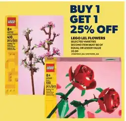 Real Canadian Superstore LEGO LEL FLOWERS offer