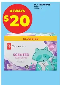 Real Canadian Superstore PC 12X WIPES 1200'S offer