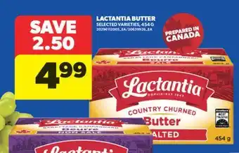 Real Canadian Superstore LACTANTIA BUTTER, 454 G offer