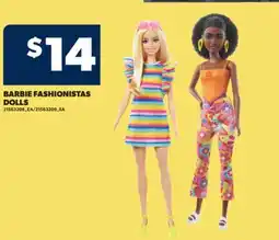 Real Canadian Superstore BARBIE FASHIONISTAS DOLLS offer