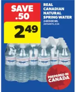 Real Canadian Superstore REAL CANADIAN NATURAL SPRING WATER, 24X500 ML offer