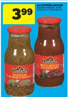 Real Canadian Superstore LA COSTEÑA SAUCES, 455 ML offer