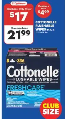 Real Canadian Superstore COTTONELLE FLUSHABLE WIPES,8X42'S offer