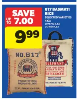 Real Canadian Superstore 817 BASMATI RICE offer