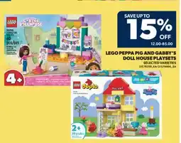 Real Canadian Superstore LEGO PEPPA PIG AND GABBY'S DOLL HOUSE PLAYSETS offer