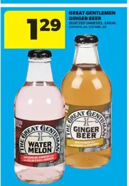 Real Canadian Superstore GREAT GENTLEMEN GINGER BEER, 250 ML offer