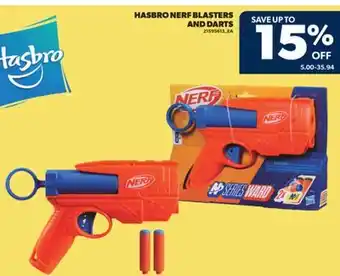 Real Canadian Superstore HASBRO NERF BLASTERS AND DARTS offer