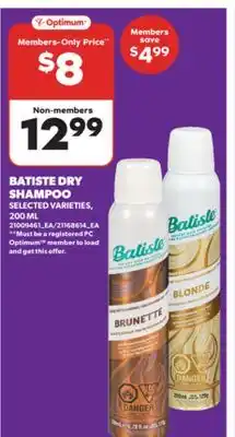 Real Canadian Superstore BATISTE DRY SHAMPOO, 200 ML offer