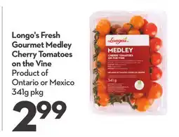 Longo's Fresh Gourmet Medley Cherry Tomatoes on the Vine offer