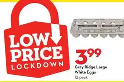 Longo's Large White Eggs offer