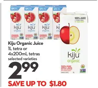 Longo's Organic Juice offer