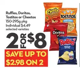 Longo's Ruffles, Doritos, Tostitos or Cheetos offer