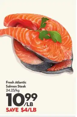 Longo's Fresh Atlantic Salmon Steak offer