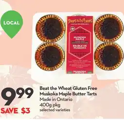 Longo's Gluten Free Muskoka Maple Butter Tarts offer