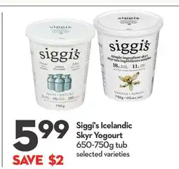 Longo's Icelandic Skyr Yogourt offer