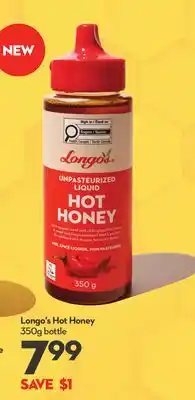 Longo's Hot Honey offer