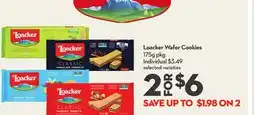 Longo's Wafer Cookies offer