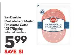 Longo's San Daniele Mortadella or Mastro Prosciutto Cotto offer