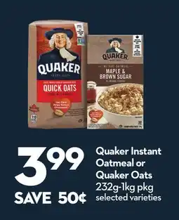 Longo's Instant Oatmeal or Oats offer