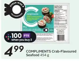 Sobeys COMPLIMENTS Crab-Flavoured Seafood offer