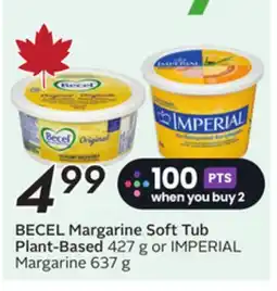 Sobeys BECEL Margarine Soft offer