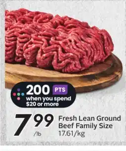 Sobeys Fresh Lean Ground Beef Family Size offer