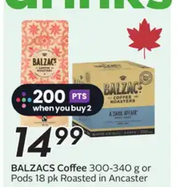 Sobeys BALZAC'S Coffee offer