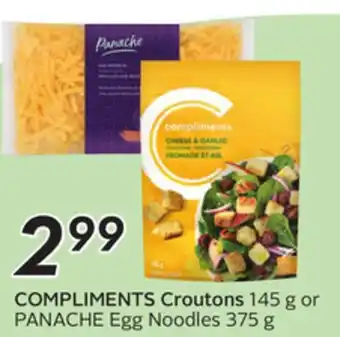 Sobeys COMPLIMENTS Croutons offer