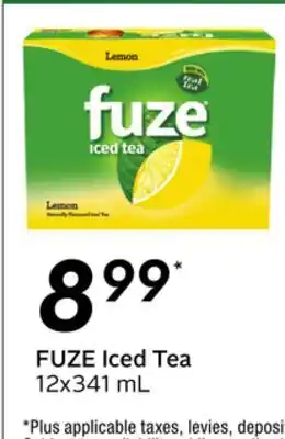 Sobeys FUZE Iced Tea offer