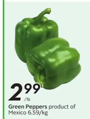 Sobeys Green Peppers offer