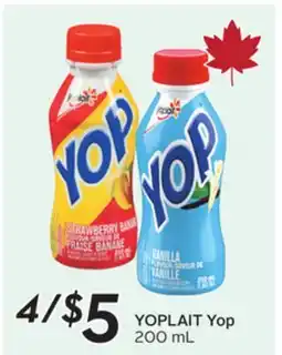 Sobeys YOPLAIT Yop offer