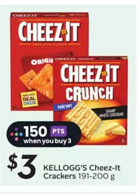 Sobeys KELLOGG'S Cheez-It Crackers offer