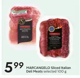 Sobeys MARCANGELO Sliced Italian Deli Meats offer